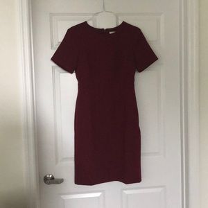 J. Crew Factory burgundy dress- never been worn!